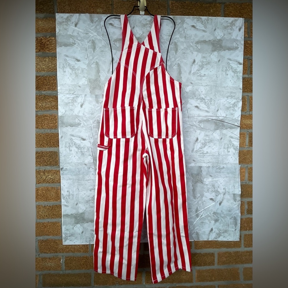 LISA SAYS GAH Lucy Overall - Pomodoro Stripe size S/XS - Picture 13 of 17